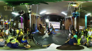 Veja a orgia de Carnaval da Brasileirinhas em 360º. Os bastidores rolaram AO VIVO
