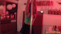 Loira Gostosinha |Pole Dance| A Casa das Brasileirinhas